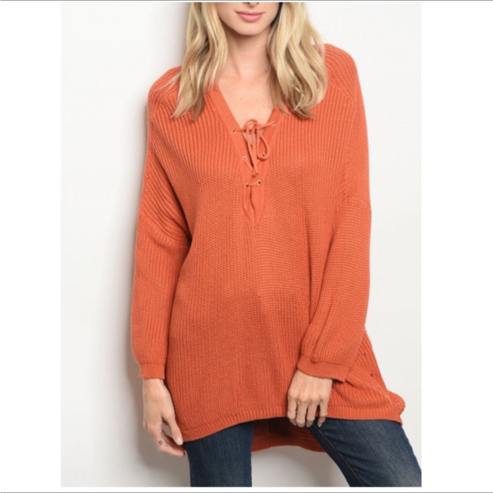 Brand new HYFVE Oversized Lace-Up Sweater ❤️